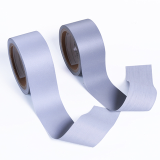 HT501 65% Polyester/35%Cotton Sliver Hi-Vis T/C Reflective Fabric 500cd/（lx·m²）
